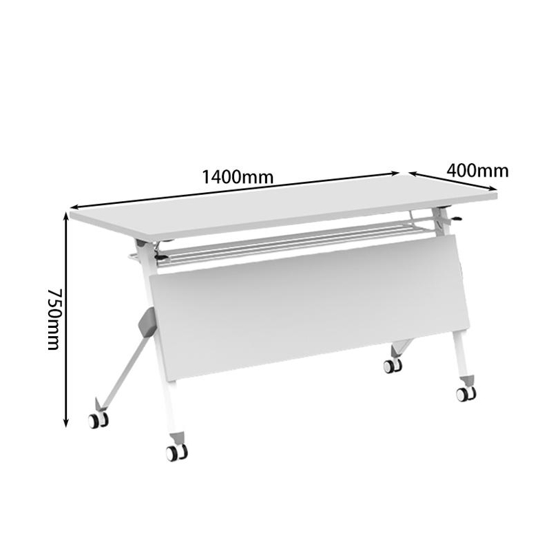 豫众诺 可移动折叠培训桌 1400*400*750mm 张高清大图