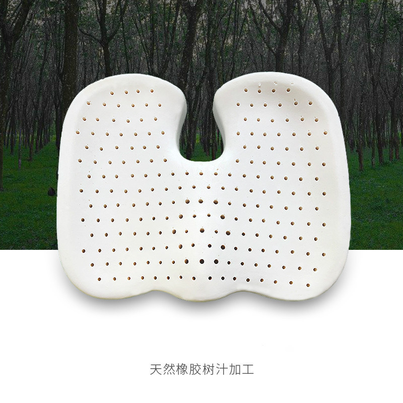 家柏饰(CORATED)乳胶坐垫加厚办公室座垫汽车学生椅子增高美臀屁股透气软孕妇椅垫