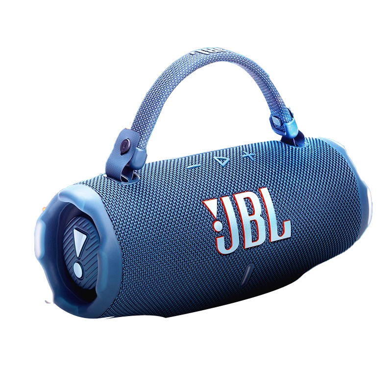 JBL CHARGE6 音乐冲击波六代 便携式蓝牙音箱+低音炮 AI音效增强 户外防尘防水 桌面音响 海蓝高清大图