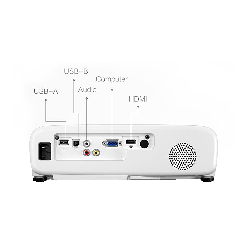 爱普生(EPSON) CB-X51商用家用投影仪投影机投墙商务教学办公用会议培训易用投影(标配+上门安装)高清大图