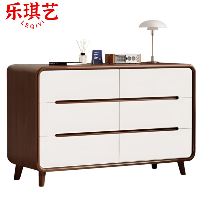 乐琪艺 实木斗柜 120*40*78.6cm 个