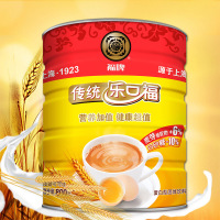 福牌 乐口福 老上海传统麦乳精 浓香可可味蛋白型固体饮料 罐装800g