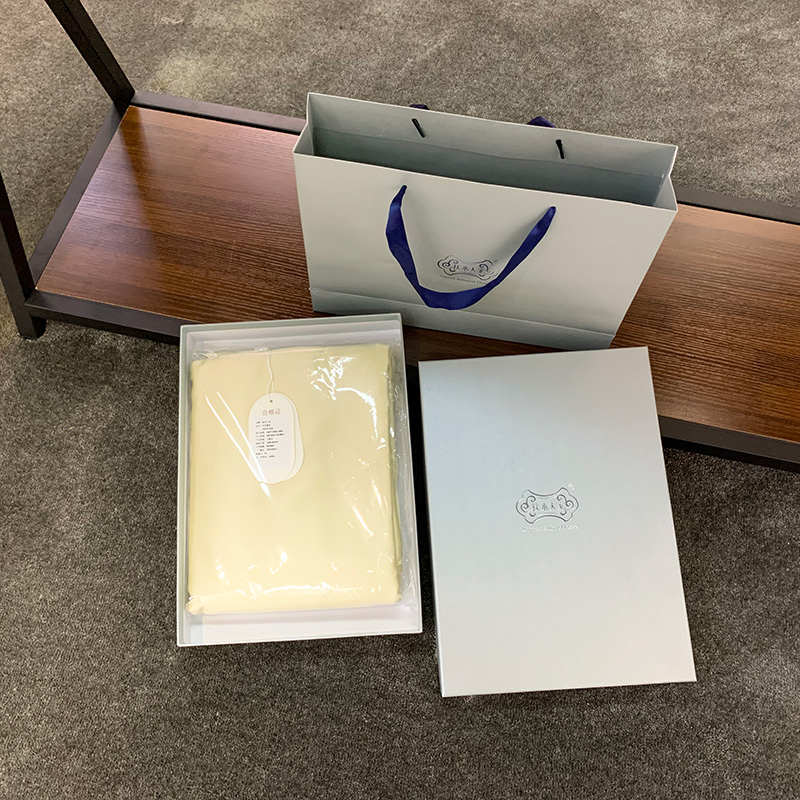 美帮汇色100真丝被套重磅19姆米双面桑蚕丝被罩宽幅床品简约高清大图