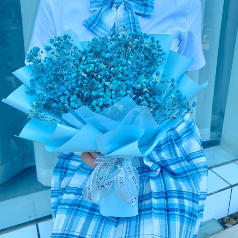 图书>农业/林业>园艺>图书其它>满天星玫瑰花束干花七夕情人节代写