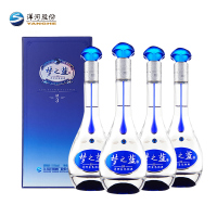 洋河 梦之蓝 M3 40.8度 500ml*4瓶 浓香型白酒 整箱
