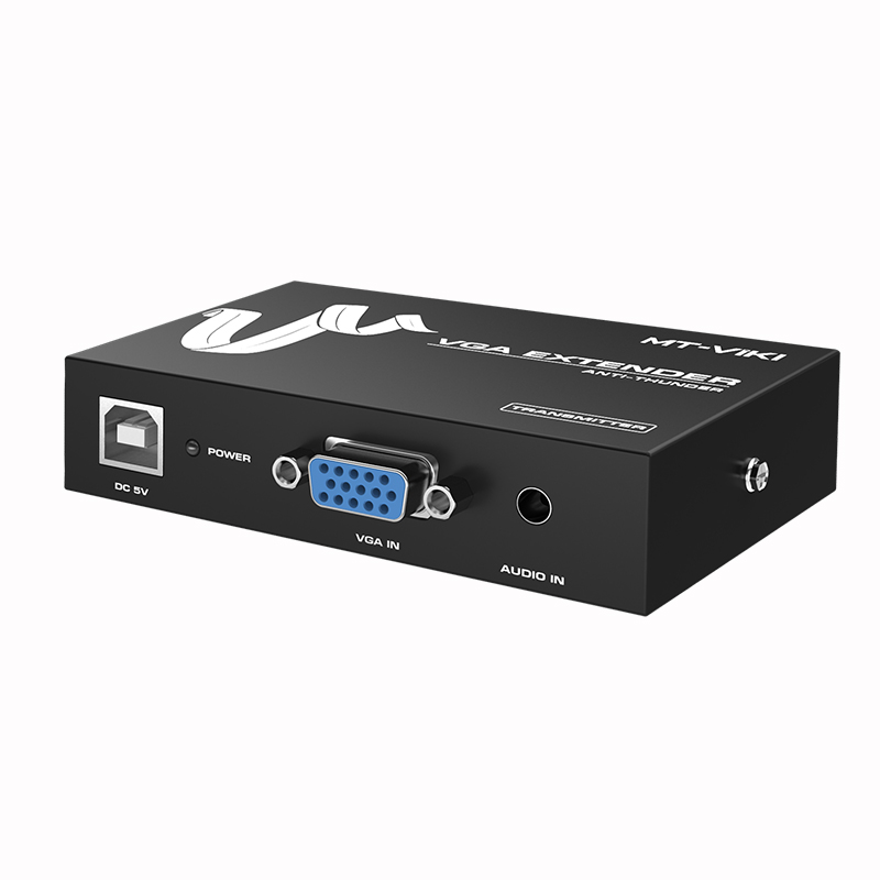 迈拓维矩MT-50T 网线转vga延长器50米网口rj45网络延伸传输信号放大器高清大图