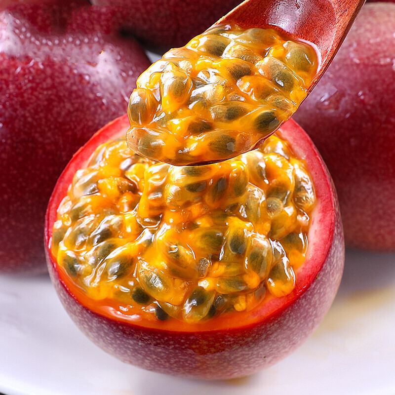 鲜木广西紫香百香果香甜多汁新鲜应季水果孕妇水果鸡蛋果台农百香果