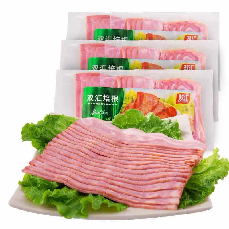 双汇培根180g(3包)冷藏肉制品好吃-苏宁易购