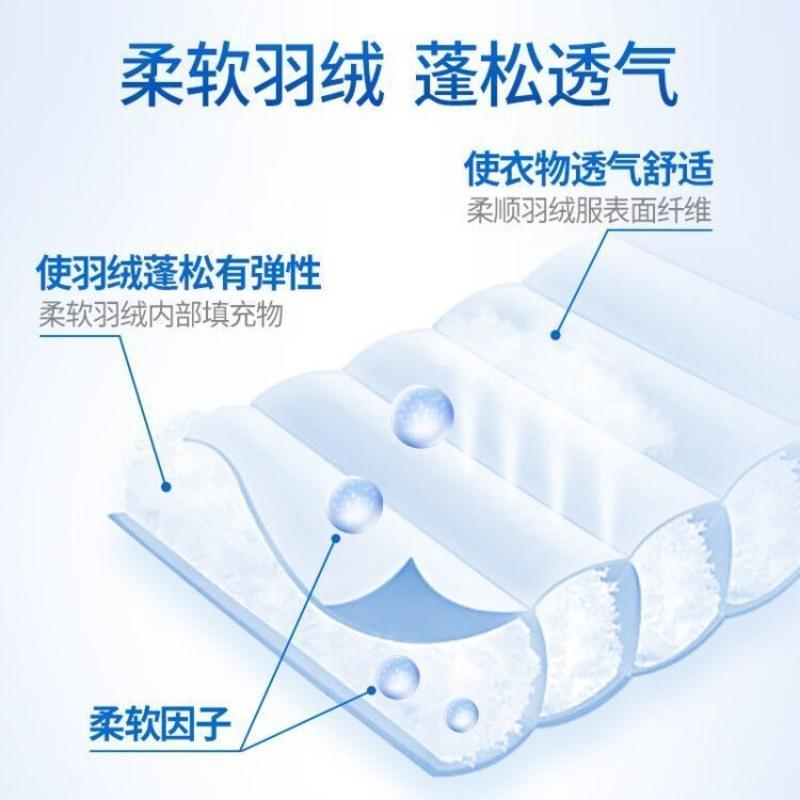 蓝月亮羽绒服洗涤剂清洗液 强效去污渍羽绒服专用洗衣液官方 羽绒净500g*1瓶
