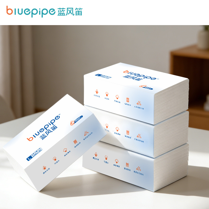 蓝风笛 抽纸 156*175mm*10包 提高清大图