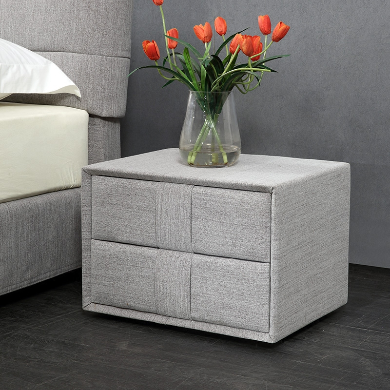 楚梵北欧床头柜现代简约床头柜北欧床头柜布艺床头柜带储物皮艺床头柜