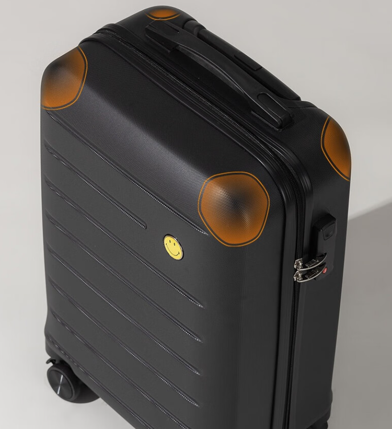 笑脸SMILEY笑脸黑拉杆箱XB21-6002(黑色)高清大图