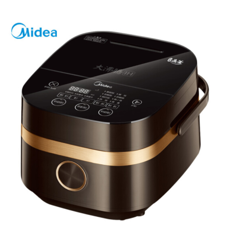 美的(Midea)电饭煲 IH立体加热九曲焖香蒸汽阀钛金鼎釜4L电饭煲 FS4006 IH/九曲焖香蒸汽阀