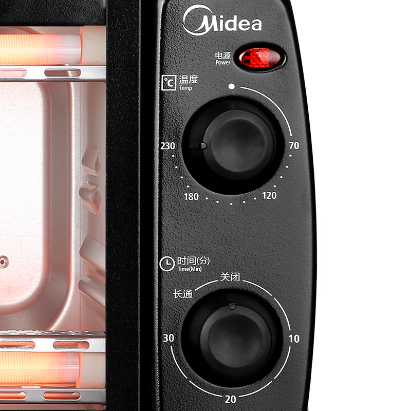 美的(Midea)T1-108B 家用多功能迷你小烤箱