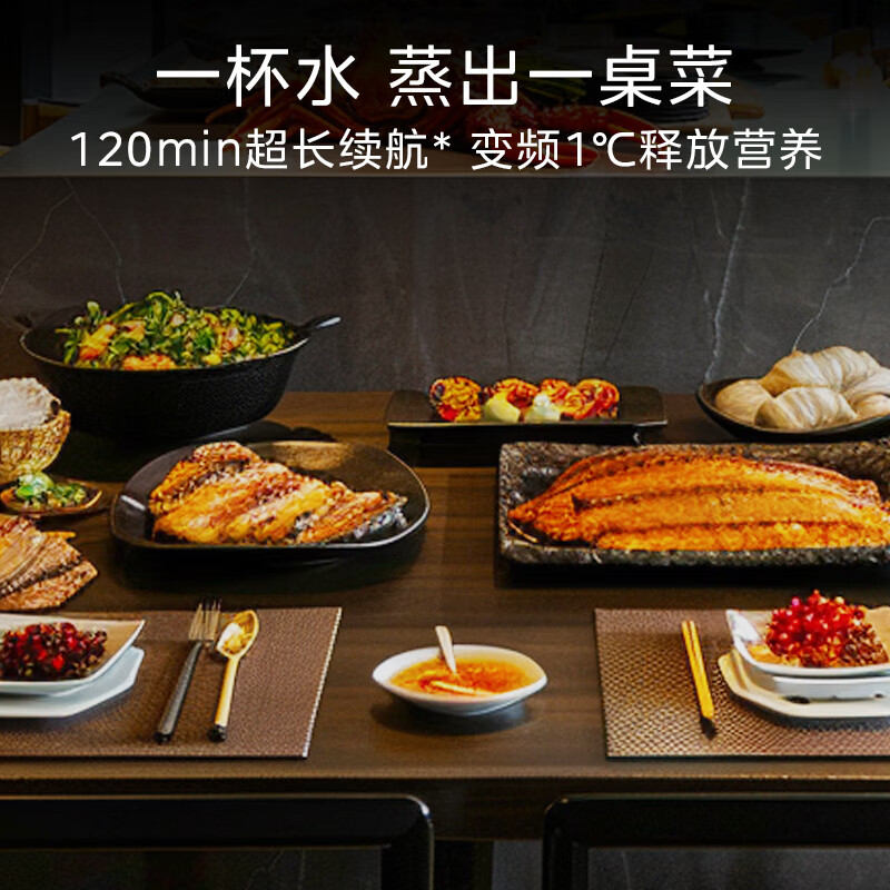 美的蒸烤箱[国家补贴]无边全嵌70L大容量全变频微蒸烤炸炖5合1体机GR7 嵌入式微蒸烤箱一体机 杯水鲜蒸 R7高清大图