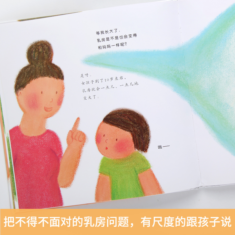 [正版]乳房的故事精装蒲蒲兰绘本3-6周岁儿童故事书 幼儿童性启蒙教育亲子绘本 幼儿园小班早教启蒙睡前故事书故事图画