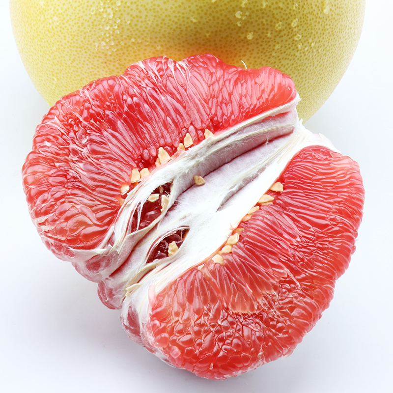 鲜贝达 红心蜜柚[一级果]带箱5斤普通装[2个][单果850-1500g]