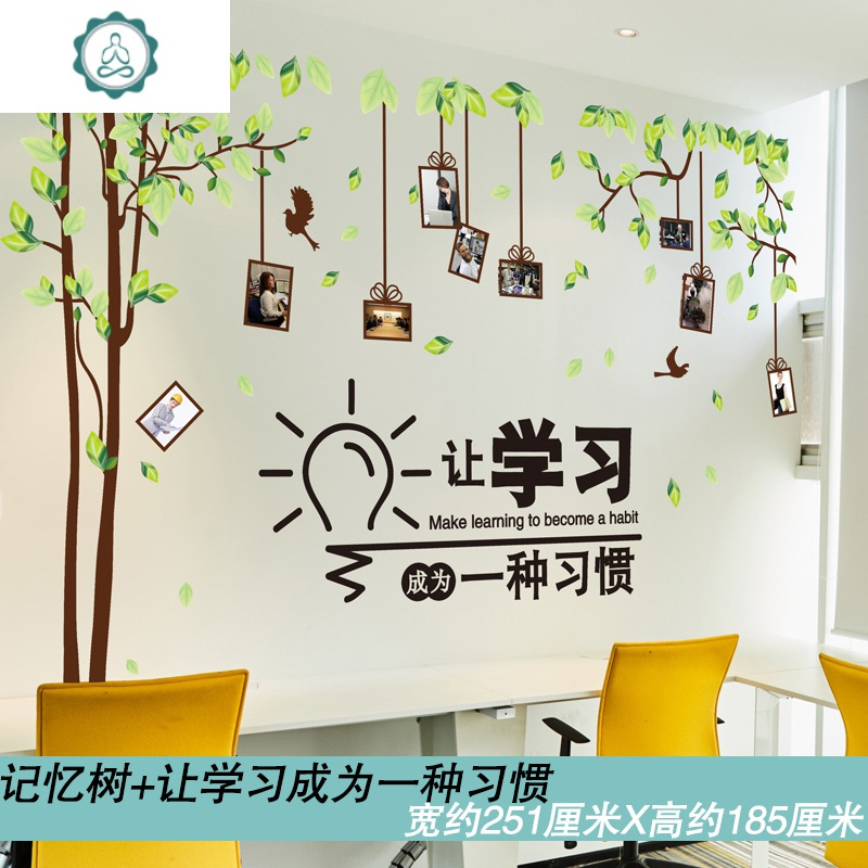 员工风采照片墙教室墙贴高中班级装饰文化墙面布置励志贴纸初中 封后