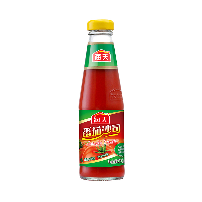 海天调味品海天番茄沙司250g 披萨汉堡薯条意大利面番茄酱调料 价格图片品牌报价 苏宁易购鑫光专营店