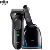 博朗(BRAUN)电动剃须刀 3050cc 往复式 三刀头 全身水洗 充电 刮胡刀