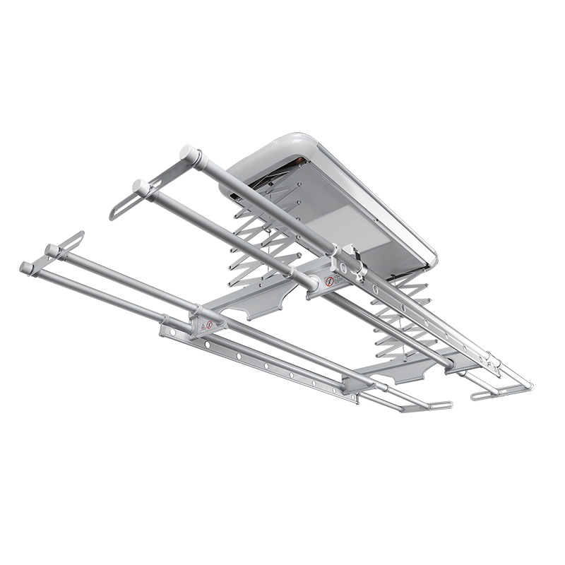 奥普电动晾衣架升降四杆式智能遥控伸缩阳台室内外晒被晾衣机6080bg白