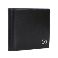ZEGNA 杰尼亚 男士黑色皮质短款钱包钱夹 71 E1177Z PLM NER 特价