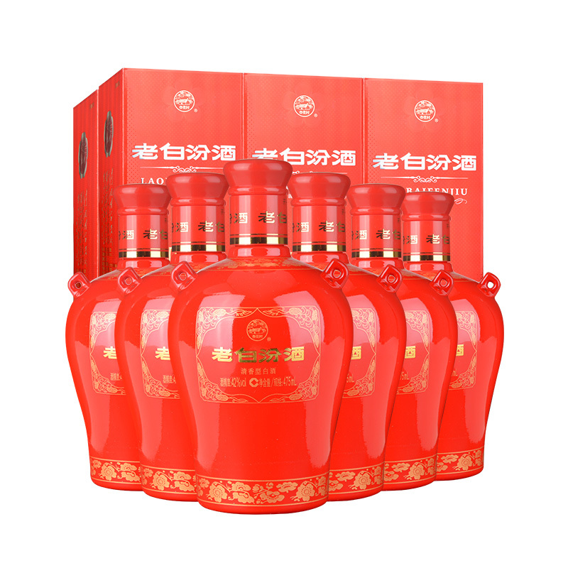 [官方正品]山西杏花村汾酒 42度封坛15老白汾酒475ml*6瓶 清香型纯粮白酒高清大图