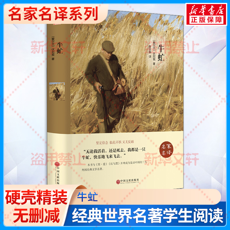 牛虻 [正版]牛虻 (爱尔兰)伏尼契 著 曹玉麟 译 世界名著文学 书店图书籍 中国文联出版社