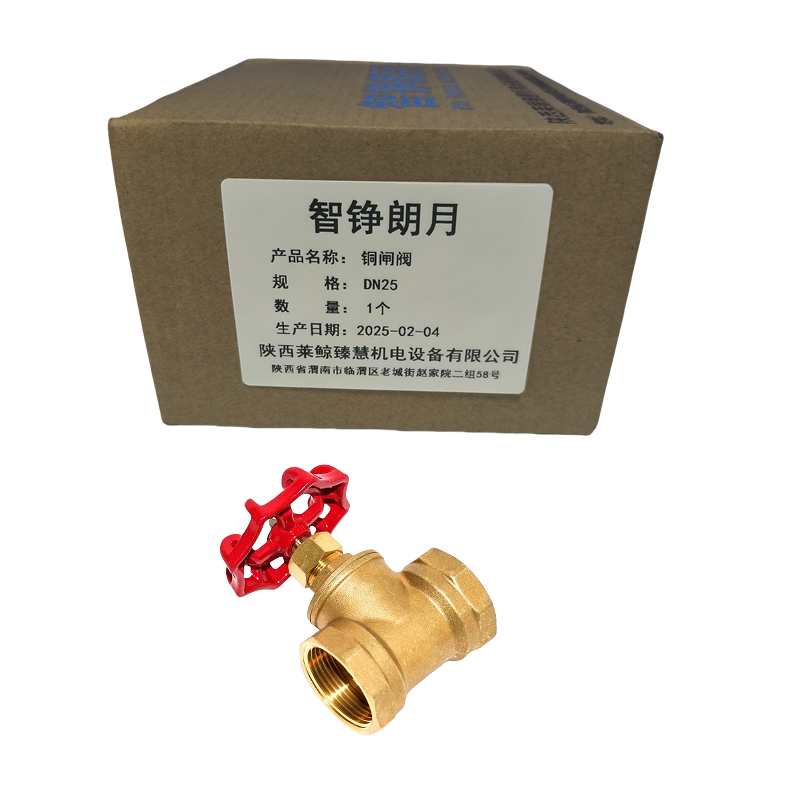 智铮朗月 铜闸阀 DN25 个高清大图