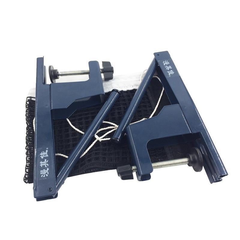 漫其佳乒乓球网架含网便携式乒乓球台桌拦网套装室内通用网柱黑色