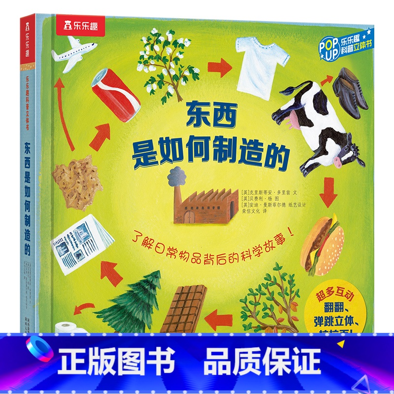 趣味科普立体书-东西是如何制造的 [正版] 东西是如何制造的(精)/趣味科普立体书 立体科普翻翻书 4-6-8-10-1高清大图