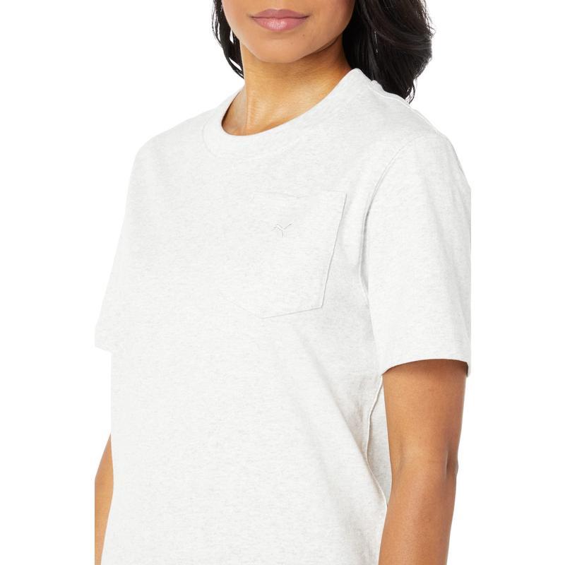 彪马puma mmq 口袋 纯白色 休闲百搭 简约时尚 舒适透气 轻盈柔顺