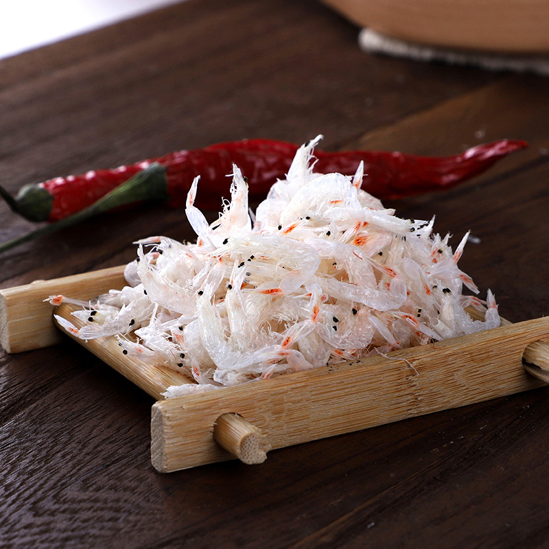 石岛虾皮500g淡干虾米皮渔家自晒虾米海米海鲜干货