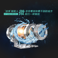 【618】西门子(SIEMENS)WM12L2688W/WM12L2E88W 家用8KG公斤变频全自动滚筒洗衣机（银色）