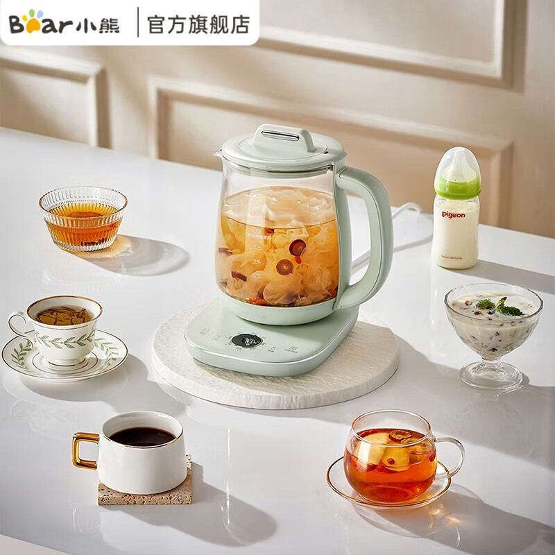 小熊(Bear) YSH-B18P1 养生壶 1.8L 316不锈钢 可拆卸滤网 长时预约 可调保温高清大图