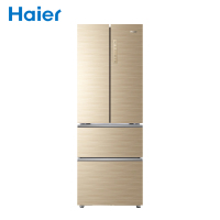 海尔（Haier）BCD-331WDGQ 331升法式多门冰箱 一级能效彩晶玻璃面板 风冷无霜 智能杀菌 变频家用电冰箱
