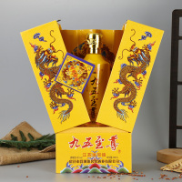 [酒厂自营]江苏洋河镇白酒 高端礼盒装 扇形 九五至尊 粮食酒42度500ml原浆酒 婚庆喜宴酒水 整箱6瓶特价