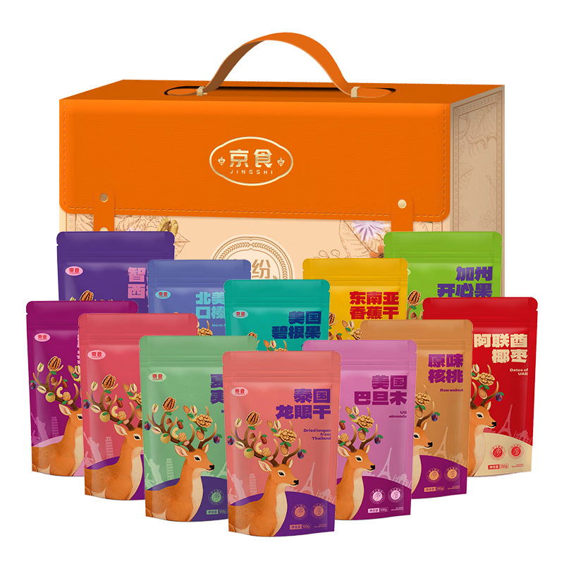 京食缤纷果韵坚果礼盒E