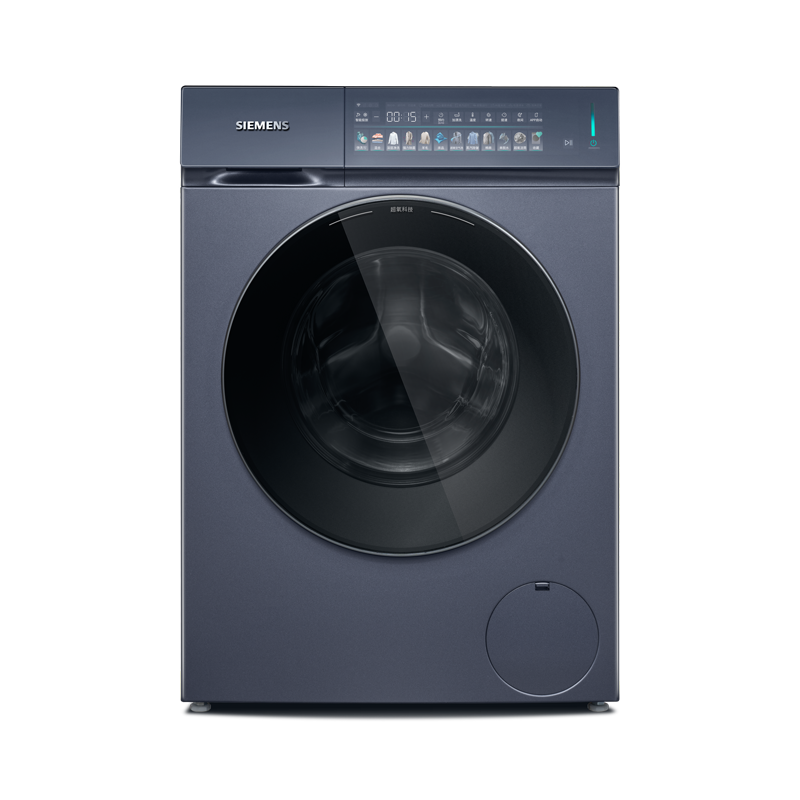 西门子(SIEMENS)iQ500超幸熨系列 10公斤变频全自动滚筒家用洗衣机 超氧空气洗 蒸汽除皱WG54K7D10W