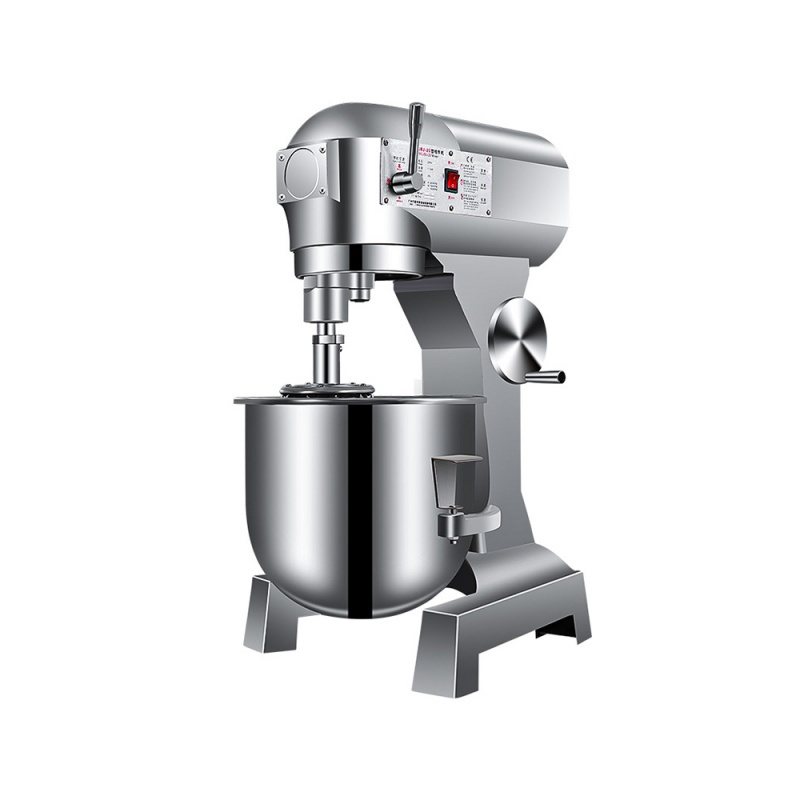多功能商用和面机打蛋机妖怪全自动搅拌机拌料鲜奶机揉面机 银色40l