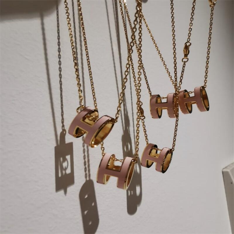 hermes爱马仕poph项链女士百搭项链锁骨链礼品毛衣链