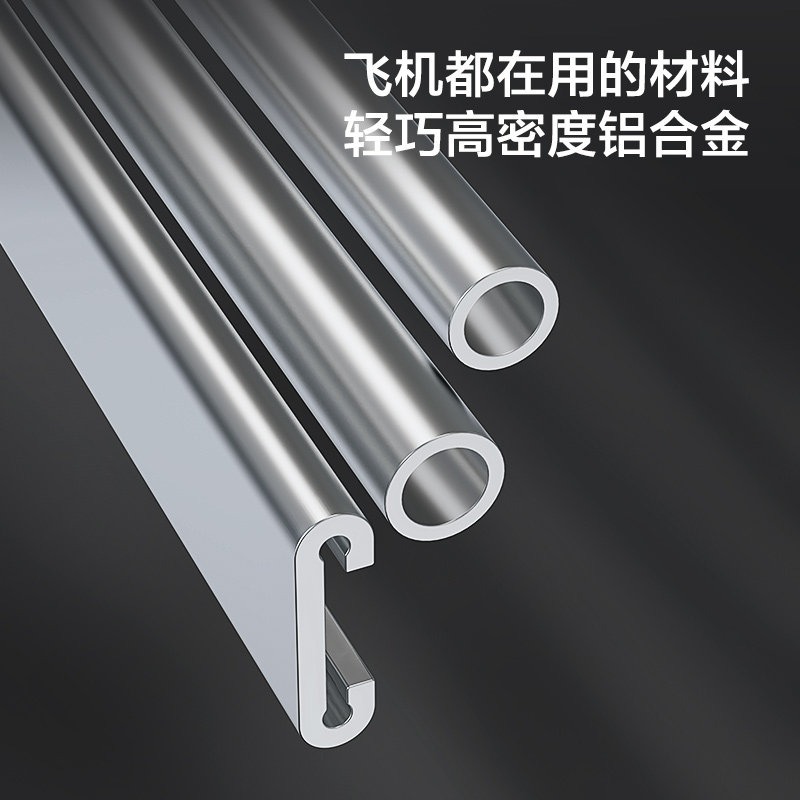 九牧(JOMOO)毛巾架免打孔卫生间浴室置物架子浴巾架枪灰色太空铝五金挂件937169-LH-1高清大图