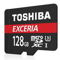 东芝(TOSHIBA)128GB TF(micro SD) UHS-I U3 Class10 高速存储卡 90MB/s