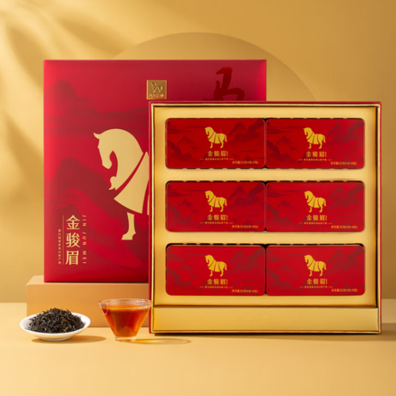 八马茶业红茶D0216马上红500武夷山金骏眉192g