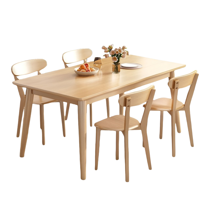 珂洋 餐桌椅 一桌四椅(路易斯椅) 套高清大图