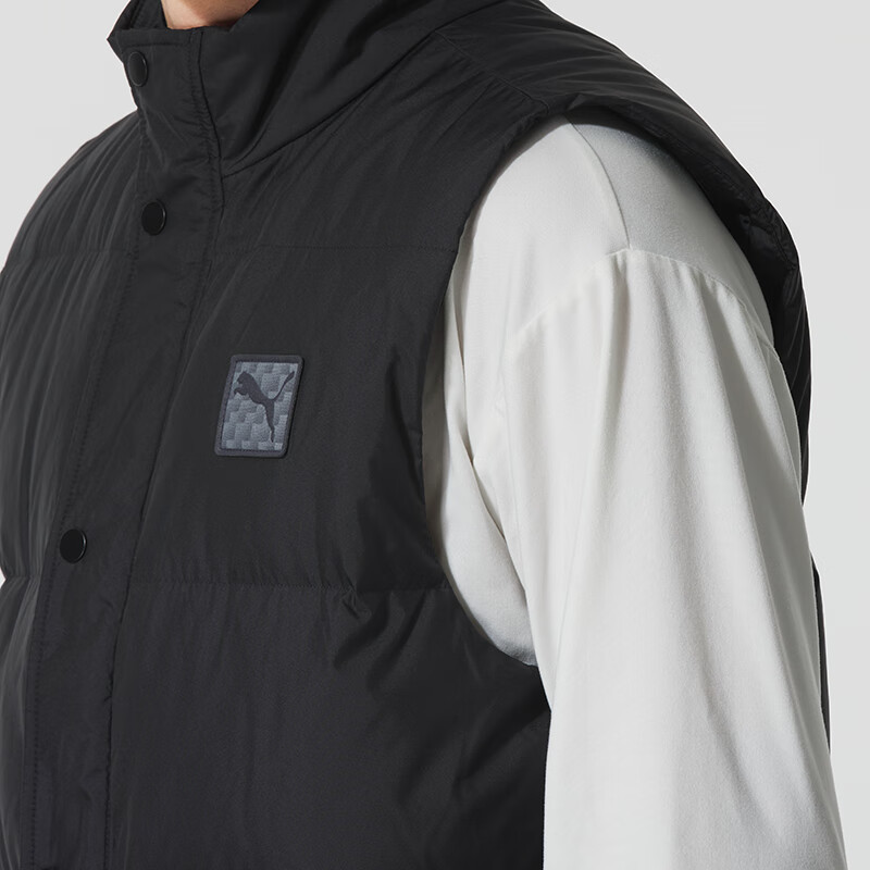 彪马(PUMA)羽绒马甲男装新款运动服上衣休闲保暖背心外套635755-01 ZP高清大图