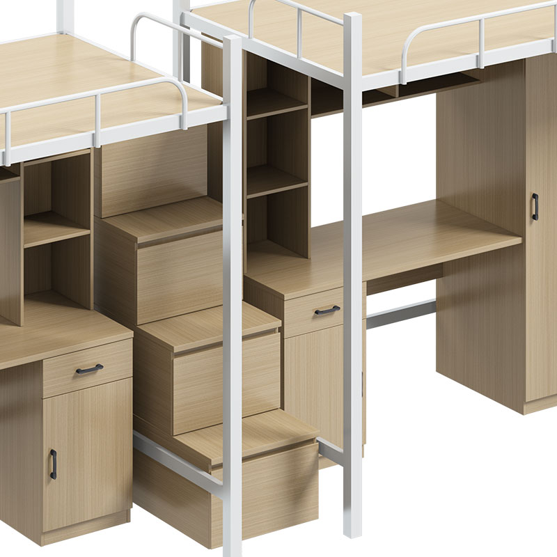 臻远 ZY-GYJJ25 公寓套房家具 公寓床上床下桌宿舍组合床双人床高清大图