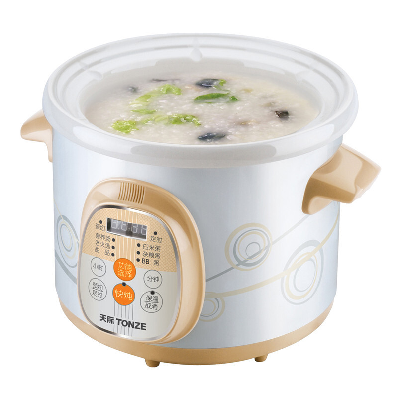 天际电炖炖锅DGD30-30AWD家用煮粥神器煲汤锅电用多功能全自动智能陶瓷养生锅电炖锅 电炖盅白陶瓷智能预约煮粥煲汤锅