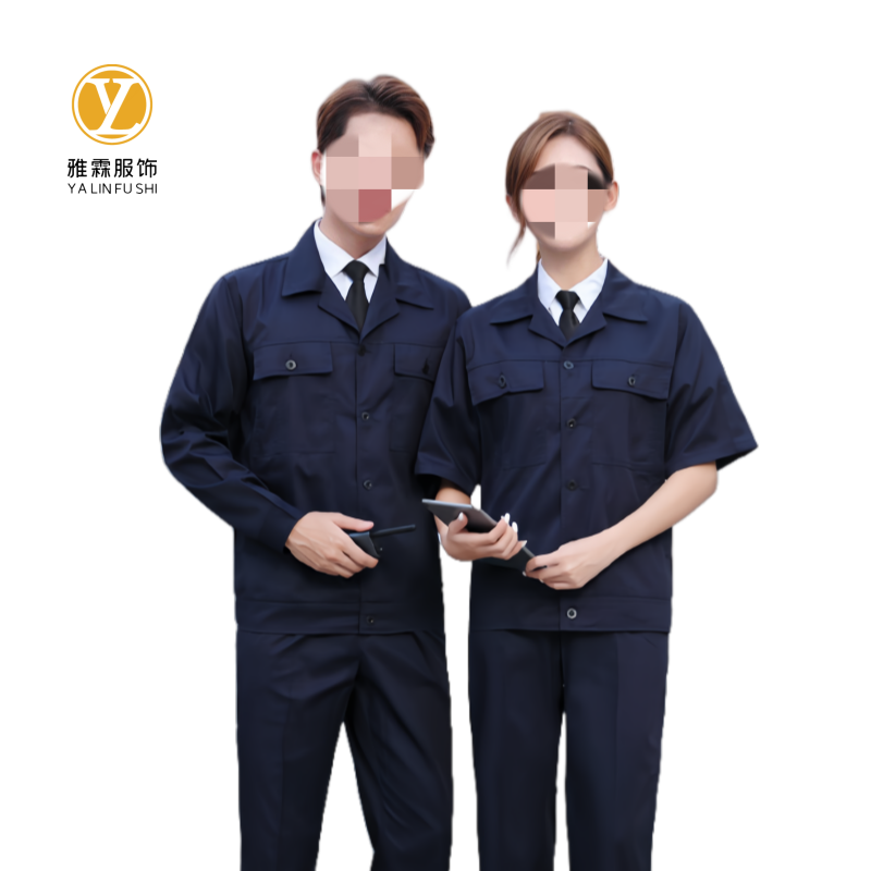 雅霖服 普通三季服YLF-SJ25062001套 下单备注尺码 藏蓝色