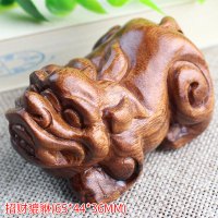 厂家直销老挝花梨木手把件实木旅游工艺品酸枝木把玩件貔貅葫芦象